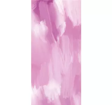 Koelkast stickers Pastel paars olieverfschilderij - TenStickers