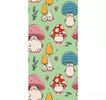 Schattige schimmelfiguren huawei sticker - TenStickers