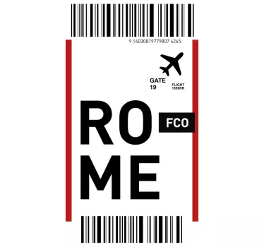 Rome reispas huawei sticker - TenStickers