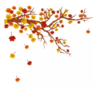 Sticker boom herfst - TenStickers