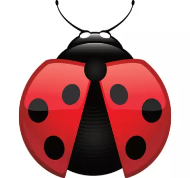 Muursticker kinderkamer lieveheersbeestje - TenStickers