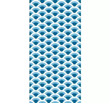 Golfpatroon oppervlak meubel sticker - TenStickers