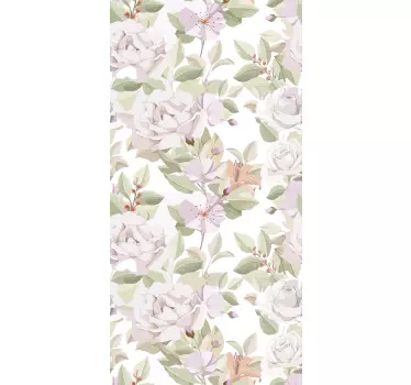 Delicaat bloemstuk raamsticker - TenStickers