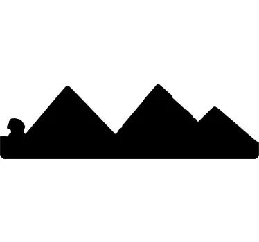 Sticker Laptop piramide egypte - TenStickers