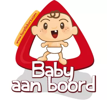 Sticker baby aan boord - TenStickers