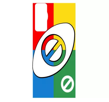 Huawei sticker kleurrijke kaarten grafiek - TenStickers