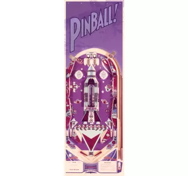 Pinball Koelkast sticker - TenStickers