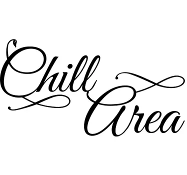 Chill Ruimte Muursticker - TenStickers
