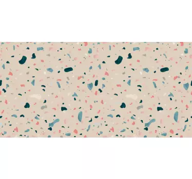 Muursticker patroon abstract terrazzo motief - TenStickers