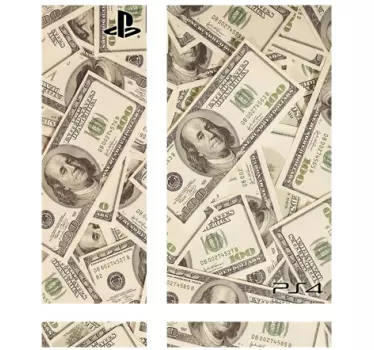 Sticker Playstation 4 Dollar - TenStickers