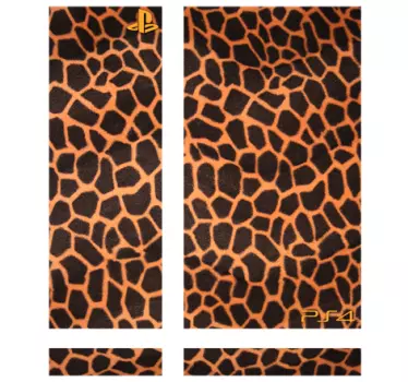 Ps4 sticker giraffe patroon hoes - TenStickers