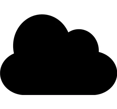 Witte wolken sticker - TenStickers