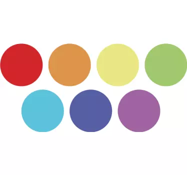 Muursticker kinderkamer Ronde Stippen - TenStickers
