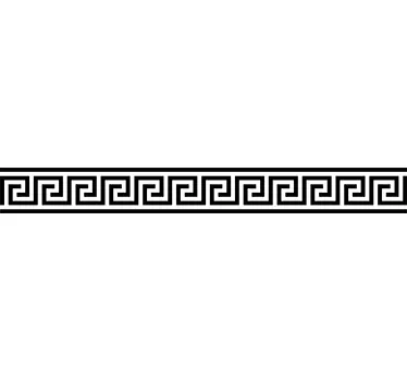 Muursticker stickerrand tribal print - TenStickers