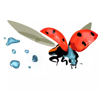 Sticker lieverheersbeestje - TenStickers