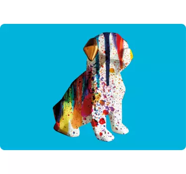 Laptopsticker hars hond decoratie - TenStickers