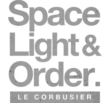 Tekst stickers Le Corbusier - TenStickers