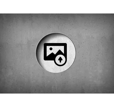 Stickers voor laptop beton aanpasbaar - TenStickers