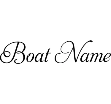 Stijlvolle bootnaam Mariner sticker - TenStickers