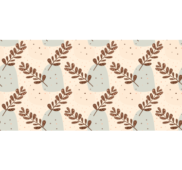 Esthetische ramas pastel muursticker planten - TenStickers