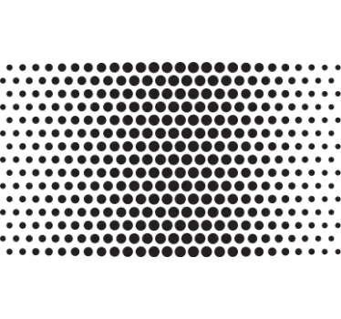 Raamsticker met cirkelpatroon - TenStickers
