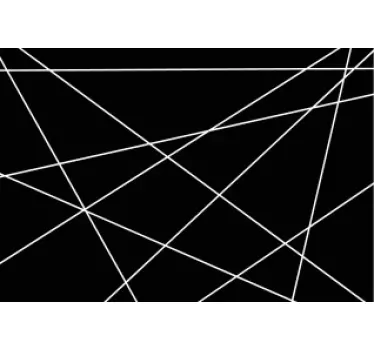 Lijnen voor kantoor geometrisch raamsticker - TenStickers
