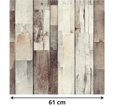 Verouderd helder hout Meubelsticker - TenStickers