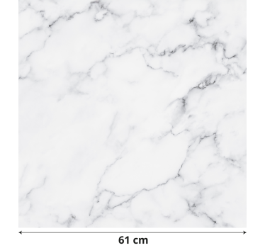 Witte marmer meubel sticker - TenStickers