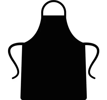 Schort Krijtbord Sticker ontwerp - TenStickers