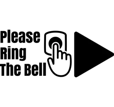 Gebruik de intercom alstublieft muursticker - TenStickers