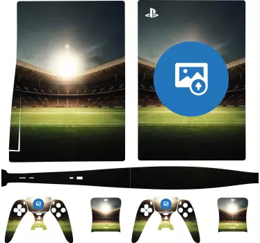 Voetbalstadion playstation sticker voetbal - TenStickers