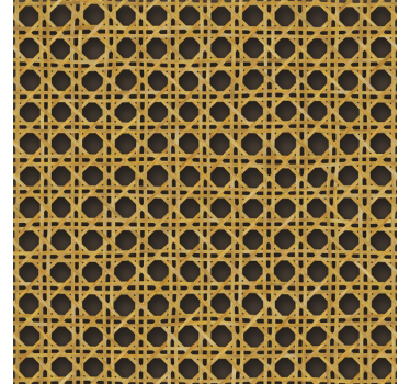 Meubel sticker met gouden decoratie vormen - TenStickers