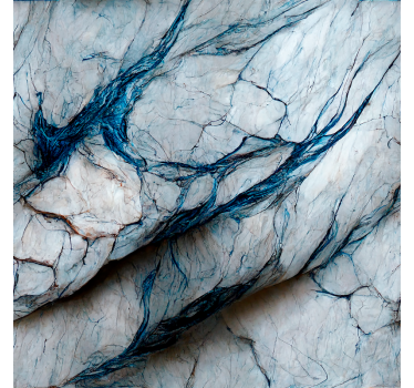 Blauwe "Luz" marmer Meubelsticker - TenStickers