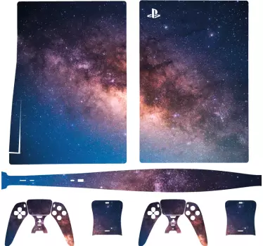Heelal playstation 5 sticker - TenStickers