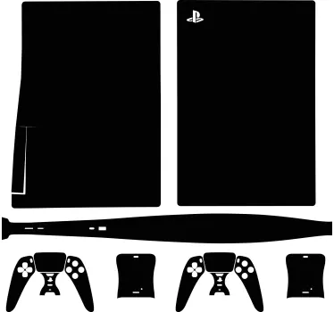 Eenkleurige huid PS5 sticker - TenStickers