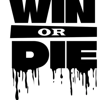 Win of sterf Decoratie sticker games - TenStickers