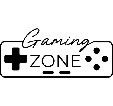 Speelzone Decoratie sticker games - TenStickers