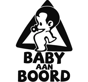 Baby on board sticker cool - TenStickers