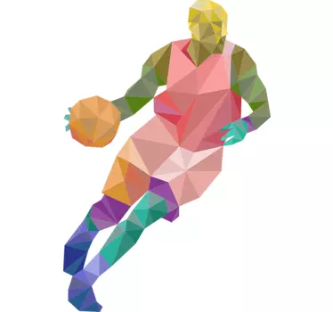Basketballer Muursticker - TenStickers
