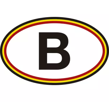 België autosticker - TenStickers