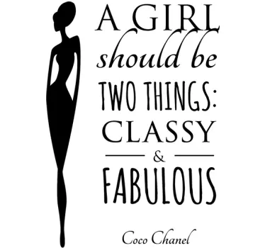 Chanel Decoratieve Muursticker - TenStickers