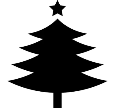 decoratieve boompictogram muursticker - TenStickers