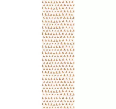 Deursticker driehoeken kurk - TenStickers