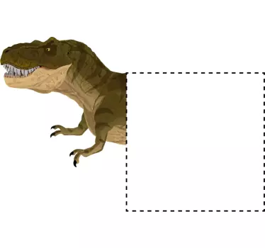 Dinosaurus lichtschakelaar sticker - TenStickers
