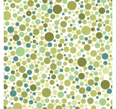 Groene cirkels stippen sticker - TenStickers