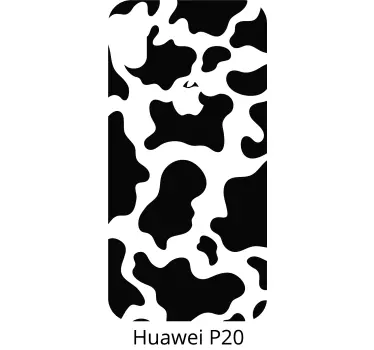 Huawei sticker met koeienprint motief - TenStickers