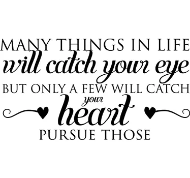 Inspirerende Quote Muursticker - TenStickers