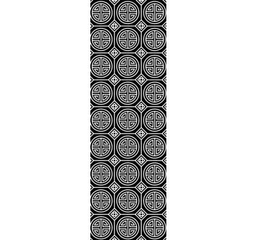 Japanse minimalisme (partitie) douchescherm zelfklevende sticker - TenStickers