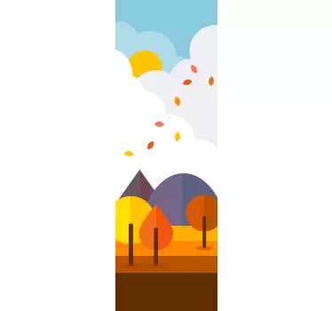 Koelkast sticker Natuur en Klimaat - TenStickers