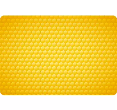 Stickers voor laptop gele rondjes - TenStickers